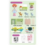Set adapost pentru animalute Flippy, casa de papusi cu mobilier si ustensile, activitati distractive