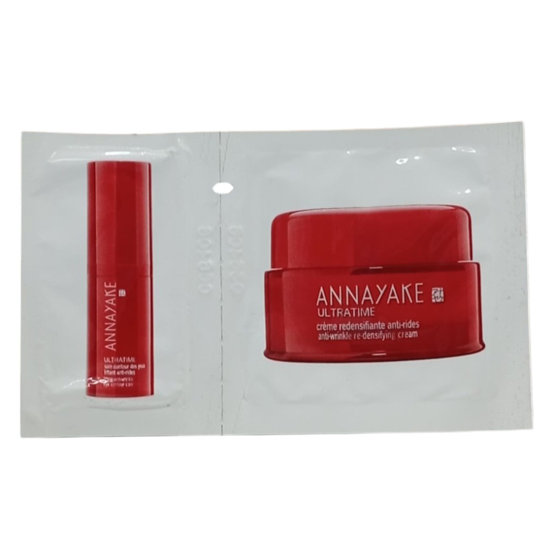 Set Annayake: Ultratime, Hydrating, Eye Cream, 1 ml *Sample + Ultratime, Anti-Wrinkle, Day, Cream, For Face, 1 ml *Sample - Olmarkt
