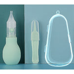 Set Aspirator Nazal pentru Copii, Flippy, Manual, Anti-Reflux, cu Pompita, Usor de Curatat, Varf din Silicon, 11.2x4cm,