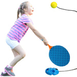 Set Badminton pentru Copii, Flippy, Doua Palete, Fluturas, 2 Mingi, Minge cu Elastic pentru Antrenament, Suport de