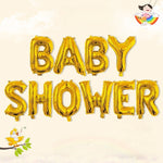 Set Baloane din Folie Metalizata, Flippy, Model Baby Shower, Litere de 40 cm, Baloane Party, Ambalaj Individual, Pai,