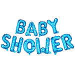 Set Baloane din Folie Metalizata, Flippy, Model Baby Shower, Litere de 40 cm, Baloane Party, Ambalaj Individual, Pai,