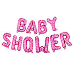 Set Baloane din Folie Metalizata, Flippy, Model Baby Shower, Litere de 40 cm, Baloane Party, Ambalaj Individual, Pai,