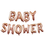 Set Baloane din Folie Metalizata, Flippy, Model Baby Shower, Litere de 40 cm, Baloane Party, Ambalaj Individual, Pai,