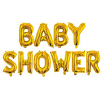 Set Baloane din Folie Metalizata, Flippy, Model Baby Shower, Litere de 40 cm, Baloane Party, Ambalaj Individual, Pai,