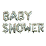 Set Baloane din Folie Metalizata, Flippy, Model Baby Shower, Litere de 40 cm, Baloane Party, Ambalaj Individual, Pai,