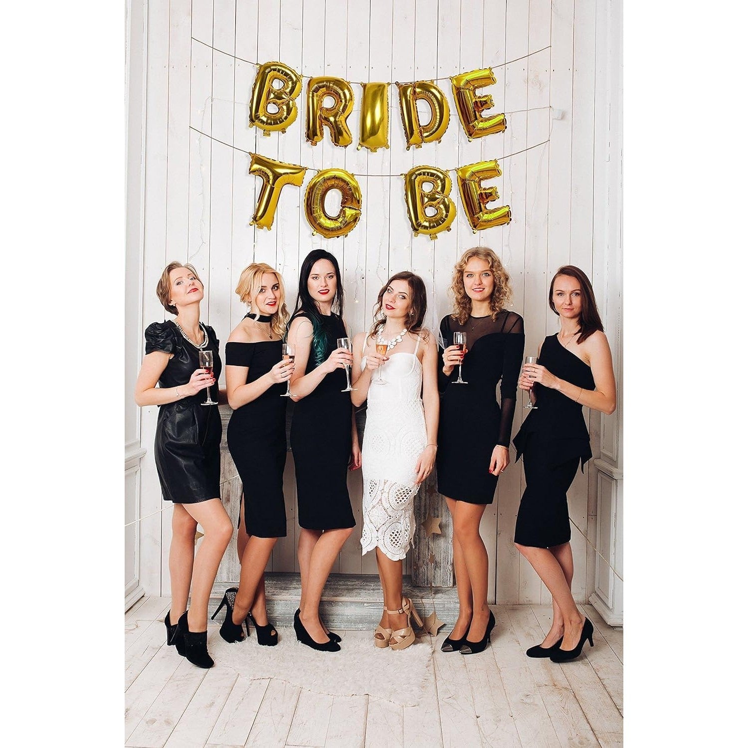 Set Baloane din Folie Metalizata, Flippy, Model Bride to Be, Litere de 40 cm, Baloane Party, Ambalaj Individual, Pai