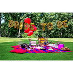 Set Baloane din Folie Metalizata, Flippy, Model Bride to Be, Litere de 40 cm, Baloane Party, Ambalaj Individual, Pai