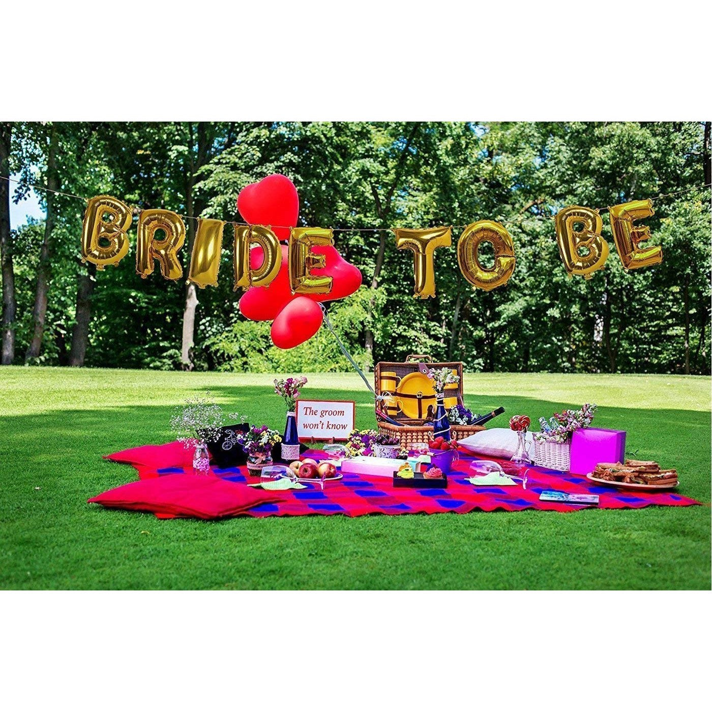 Set Baloane din Folie Metalizata, Flippy, Model Bride to Be, Litere de 40 cm, Baloane Party, Ambalaj Individual, Pai