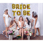 Set Baloane din Folie Metalizata, Flippy, Model Bride to Be, Litere de 40 cm, Baloane Party, Ambalaj Individual, Pai