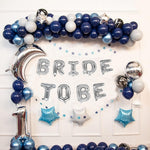 Set Baloane din Folie Metalizata, Flippy, Model Bride to Be, Litere de 40 cm, Baloane Party, Ambalaj Individual, Pai