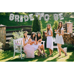 Set Baloane din Folie Metalizata, Flippy, Model Bride to Be, Litere de 40 cm, Baloane Party, Ambalaj Individual, Pai