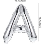 Set Baloane din Folie Metalizată, Flippy, Model Congrats, Litere de 40 cm, Baloane Absolvire, Ambalaj Individual, Pai