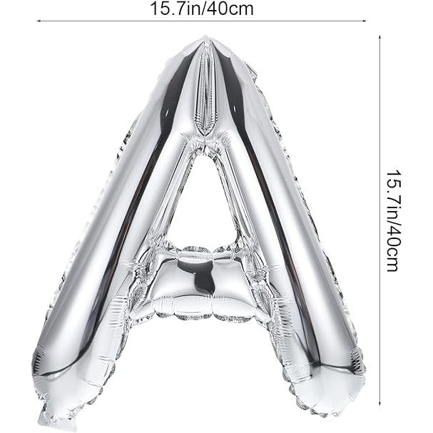 Set Baloane din Folie Metalizată, Flippy, Model Congrats, Litere de 40 cm, Baloane Absolvire, Ambalaj Individual, Pai