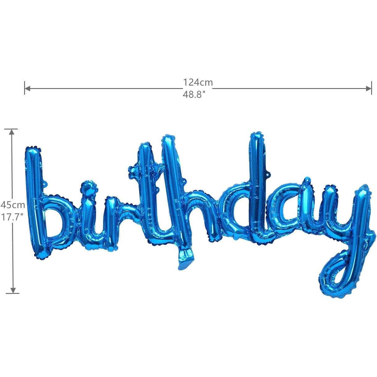 Set Baloane din Folie Metalizata, Flippy, Model Happy Birthday, 45x85 cm, 45x124cm, Baloane Party, Ambalaj Individual,