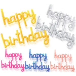 Set Baloane din Folie Metalizata, Flippy, Model Happy Birthday, 45x85 cm, 45x124cm, Baloane Party, Ambalaj Individual,