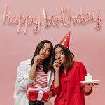 Set Baloane din Folie Metalizata, Flippy, Model Happy Birthday, 45x85 cm, 45x124cm, Baloane Party, Ambalaj Individual,