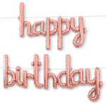 Set Baloane din Folie Metalizata, Flippy, Model Happy Birthday, 45x85 cm, 45x124cm, Baloane Party, Ambalaj Individual,