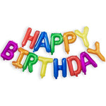 Set Baloane din Folie Metalizata, Flippy, Model Happy Birthday, Litere de 40 cm, Baloane Party, Ambalaj Individual,