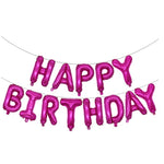 Set Baloane din Folie Metalizata, Flippy, Model Happy Birthday, Litere de 40 cm, Baloane Party, Ambalaj Individual,