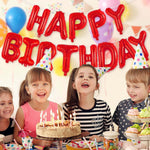 Set Baloane din Folie Metalizata, Flippy, Model Happy Birthday, Litere de 40 cm, Baloane Party, Ambalaj Individual,