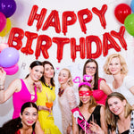 Set Baloane din Folie Metalizata, Flippy, Model Happy Birthday, Litere de 40 cm, Baloane Party, Ambalaj Individual,