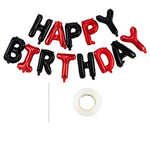 Set Baloane din Folie Metalizata, Flippy, Model Happy Birthday, Litere de 40 cm, Baloane Party, Ambalaj Individual,
