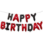 Set Baloane din Folie Metalizata, Flippy, Model Happy Birthday, Litere de 40 cm, Baloane Party, Ambalaj Individual,