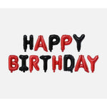 Set Baloane din Folie Metalizata, Flippy, Model Happy Birthday, Litere de 40 cm, Baloane Party, Ambalaj Individual,