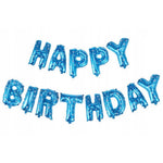 Set Baloane din Folie Metalizata, Flippy, Model Happy Birthday, Litere de 40 cm, Baloane Party, Ambalaj Individual,