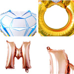 Set Baloane din Folie Metalizata, Flippy, Model Miss to Mrs cu Inel de Logodna, Litere de 40 cm, Tema Iubire, Baloane