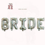 Set Baloane din Folie Metalizata, Flippy, Model Scris Bride, Litere de 100 cm, Tema Iubire, Baloane Party, Ambalaj