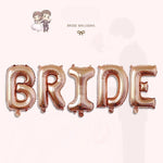 Set Baloane din Folie Metalizata, Flippy, Model Scris Bride, Litere de 100 cm, Tema Iubire, Baloane Party, Ambalaj