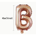 Set Baloane din Folie Metalizata, Flippy, Model Scris Bride, Litere de 40 cm, Tema Iubire, Baloane Party, Ambalaj