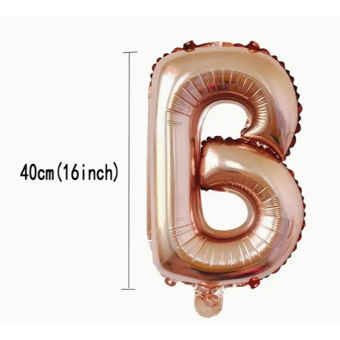 Set Baloane din Folie Metalizata, Flippy, Model Scris Bride, Litere de 40 cm, Tema Iubire, Baloane Party, Ambalaj