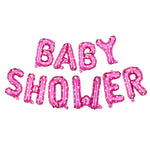 Set Baloane din Folie Metalizata, Flippy, Model Baby Shower, Litere de 40 cm, Baloane Party, Ambalaj Individual, Pai,
