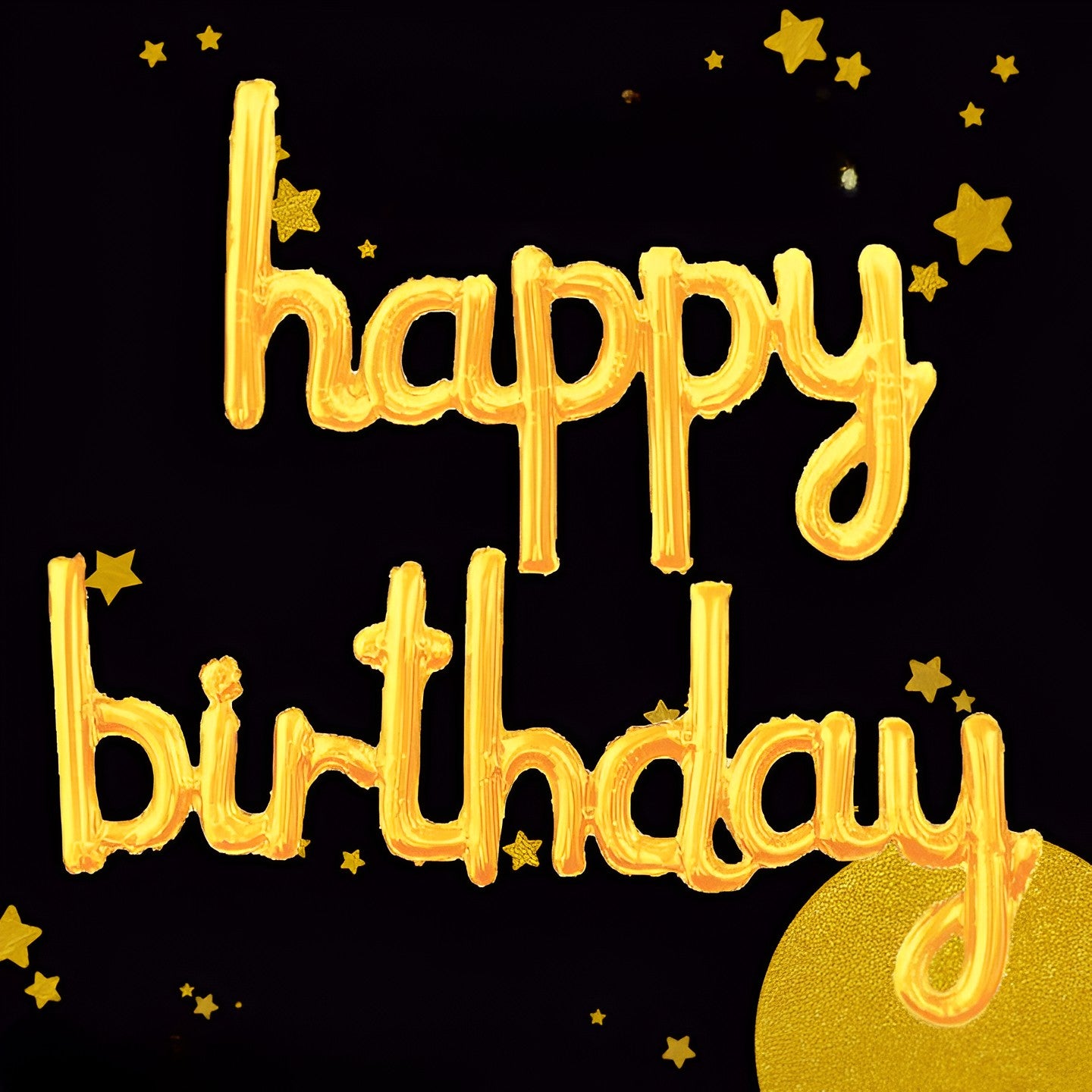 Set Baloane din Folie Metalizată, Flippy, Model Happy Birthday, 45x85 cm, 45x124cm, Baloane Party, Ambalaj Individual,
