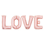 Set 4 Baloane din Folie Metalizata, Flippy, Figurine Litere, Model Scris Love, Tema Iubire, 80 cm, Ambalaj Individual,
