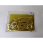 Set 13 Baloane Folie, Flippy, Tip Ghirlanda, Model Happy Birthday, 40 cm, Auriu