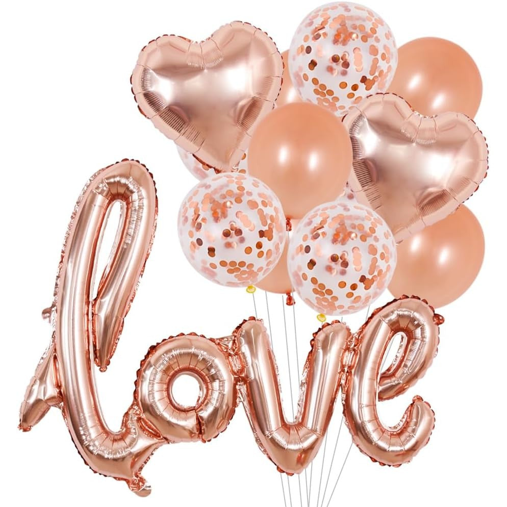 Balon din Folie Metalizata, Flippy, Model Love scris de mana, 102x65 cm, Tematica Ziua Îndrăgostiților, Ambalaj