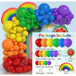 Baloane decorative pentru PETRECERE, Flippy, Arcada Set MIX din 107 baloane, pentru Evenimente, Aniversari, Model
