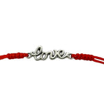 Martisor Bratara Impletita cu Pandantiv din Inox, Jolie, pentru Dama, Set 12 bucati, Snur Rosu Textil, Dimensiune