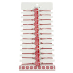 Bratara Martisor pentru Dama, Jolie, Model Rotund cu Copac, Set 12 bucati, Pandativ din Aliaj cu Print Traditional,