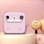 Set Camera Instantanee pentru Copii, Flippy, Ecran HD 2.4'', 24MP, 720P Video, 1200 mAh, cu Functie de Printare