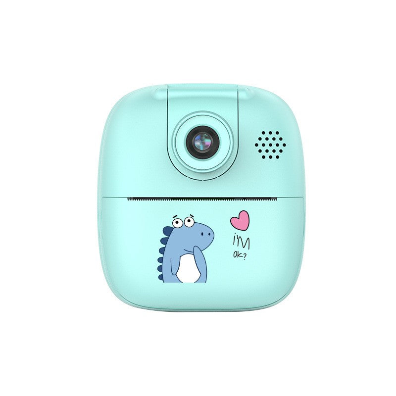 Set Camera Instantanee pentru Copii, Flippy, Camera 180° Selfie, Ecran HD 2'', 24MP, 720P Video, 1200 mAh, cu Functie