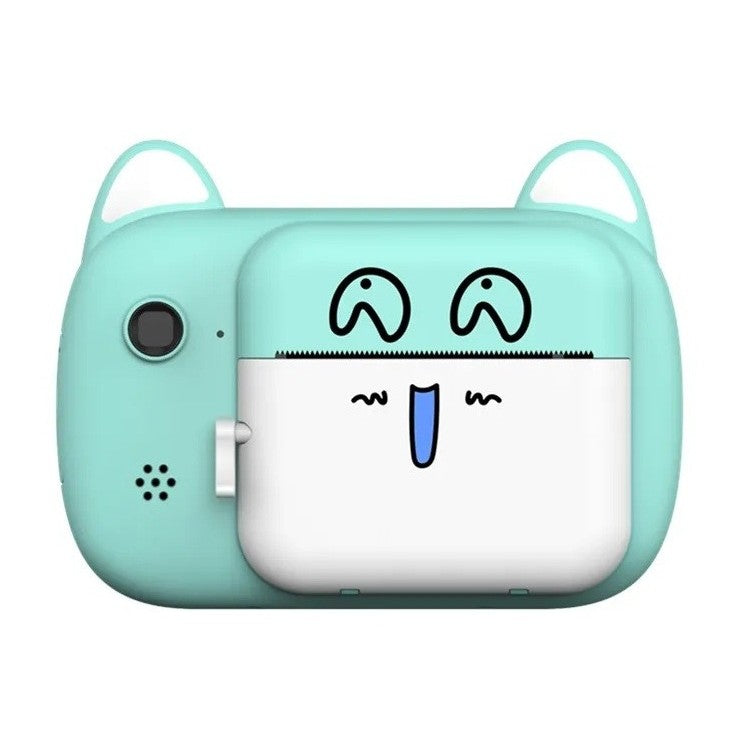 Set Camera Instantanee pentru Copii, Flippy, Camera Selfie, Ecran HD 2.4'', 24MP, 1080P Video, 1200 mAh, cu Functie de