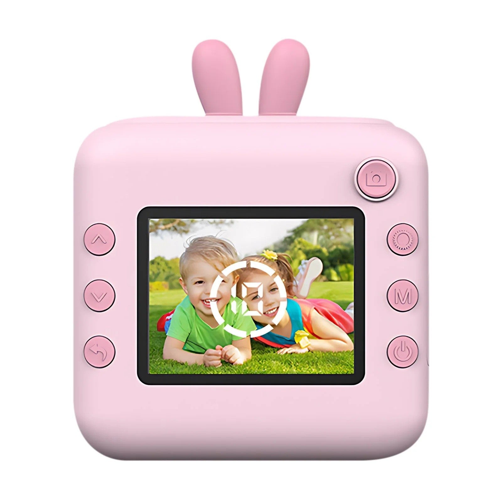Set Camera Instantanee pentru Copii, Flippy, Ecran HD 2.4'', 24MP, 720P Video, 1200 mAh, cu Functie de Printare