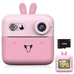 Set Camera Instantanee pentru Copii, Flippy, Ecran HD 2.4'', 24MP, 720P Video, 1200 mAh, cu Functie de Printare