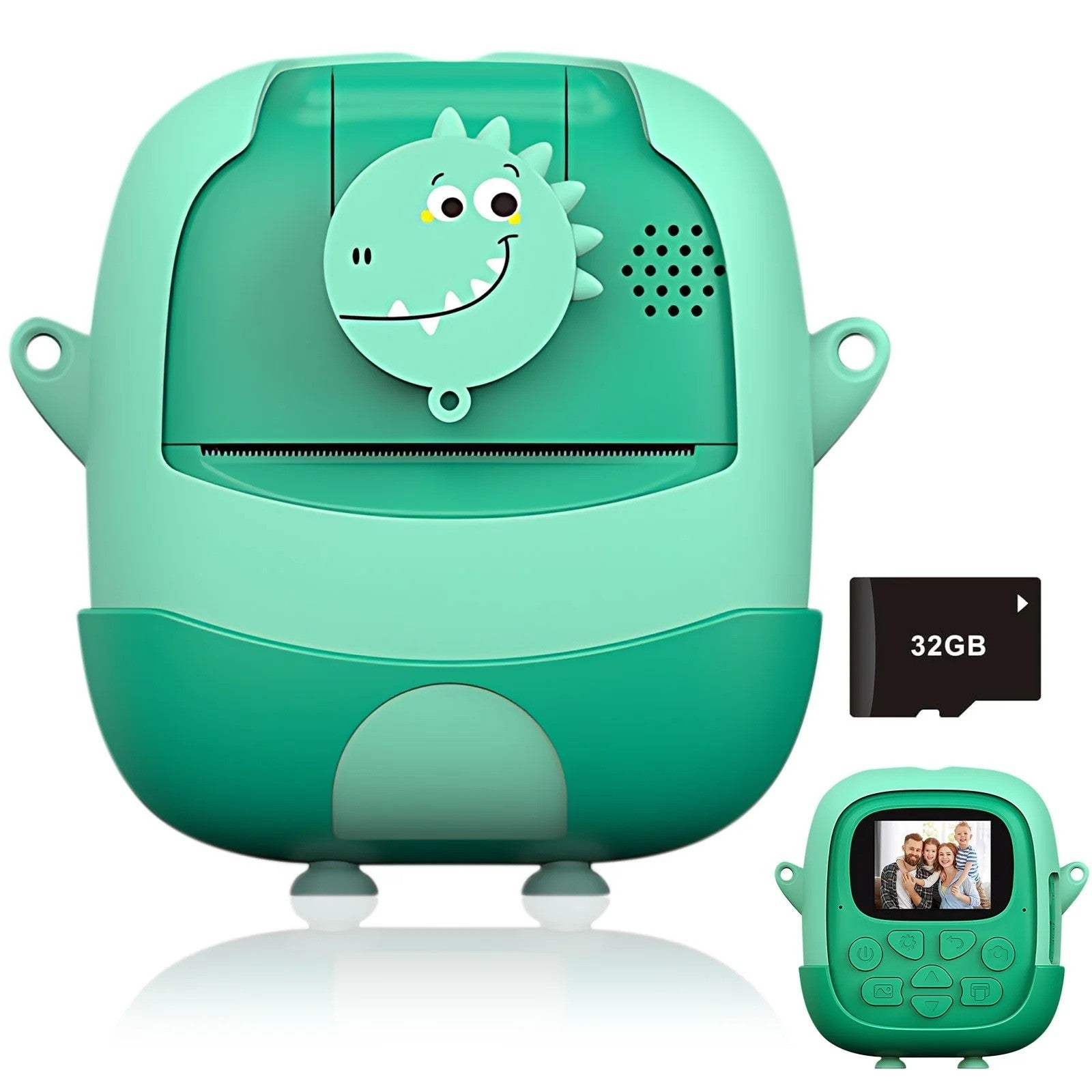 Set Camera Instantanee pentru Copii, Flippy, Ecran HD 2.4'', 24MP, 720P Video, 1200 mAh, cu Functie de Printare