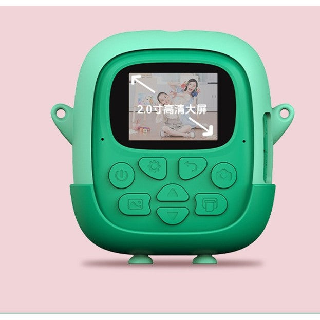 Set Camera Instantanee pentru Copii, Flippy, Ecran HD 2.4'', 24MP, 720P Video, 1200 mAh, cu Functie de Printare
